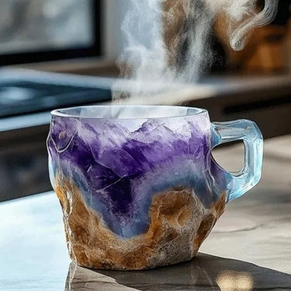 CrystalMug – Mineral Krystall Kaffekopper