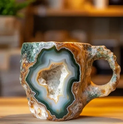 CrystalMug – Mineral Krystall Kaffekopper