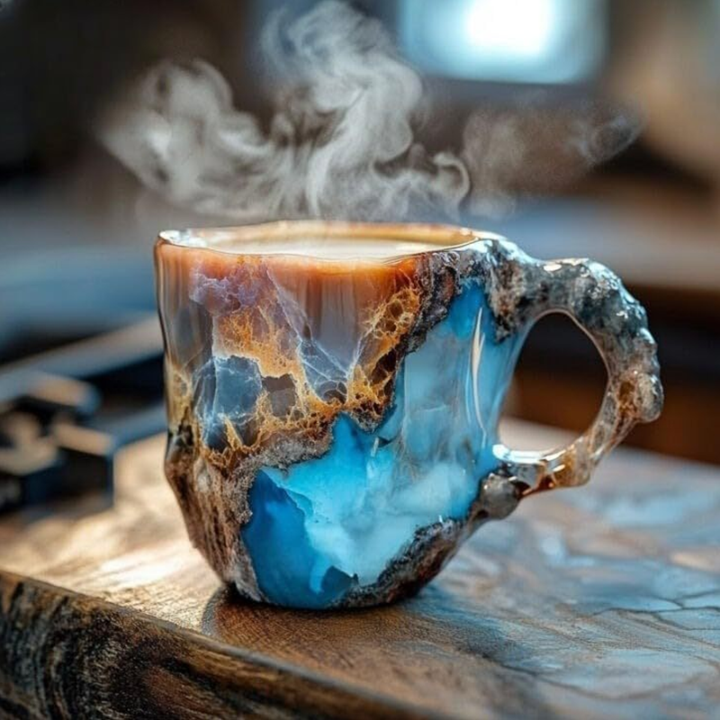 CrystalMug – Mineral Krystall Kaffekopper